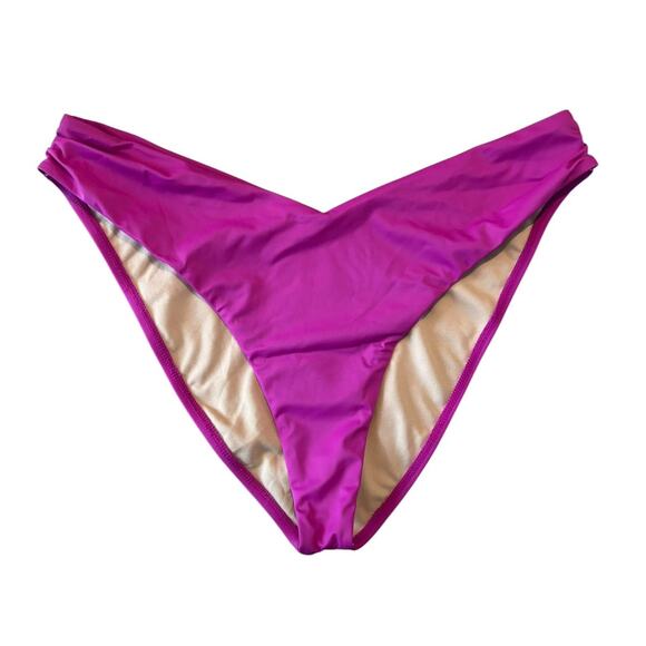 SWIMSUITS FOR ALL CHEEKY BIKINI BOTTOM BEACH ROSE SIZE 14 NWOT - Picture 2 of 5